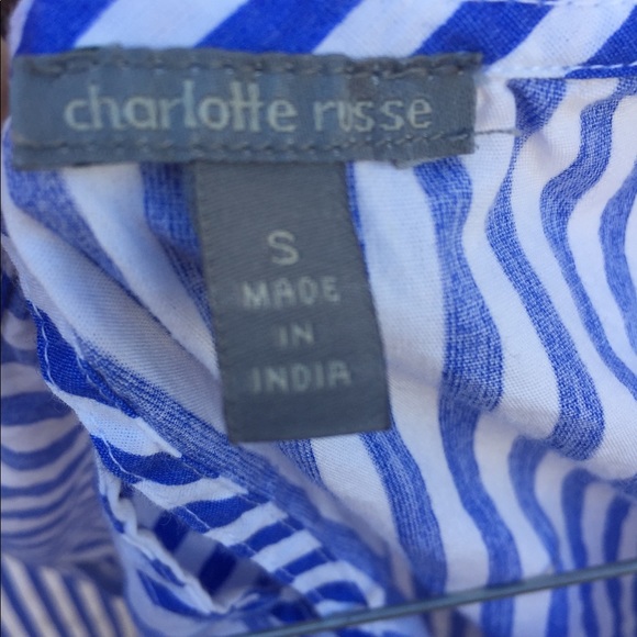 Charlotte Russe Striped blouse - Picture 7 of 8